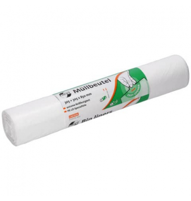 Müllsäcke 36507 FIRST PLUS, weiß, 80 Liter, extrastark