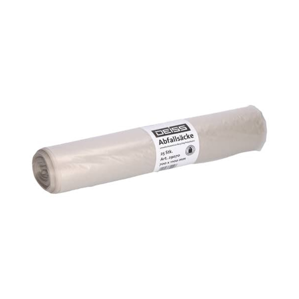 4001553714143 - Müllsäcke 29070 Standard Typ 60 transparent 120 Liter offen 4001553714143 25 Stück 4001553714143 - Müllsäcke 29070 Standard Typ 60 transparent 120 Liter offen 4001553714143 25 Stück