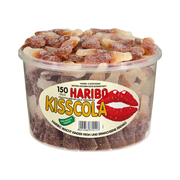 4001686370117 - Fruchtgummi Kiss-Cola 150 ST 4001686370117 HARIBO 140450008