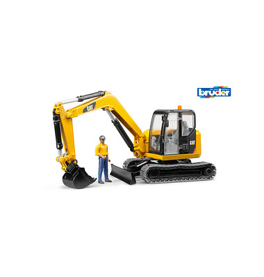 bruder Cat Minibagger Spielzeugauto bruder Cat Minibagger Spielzeugauto