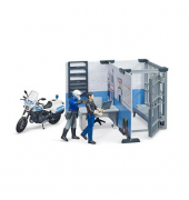 bruder bworld 62732 Polizeistation Spielfiguren-Set