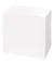Zettelbox 9906, 9,5x9,5x5,5cm, transparent, Kunststoff, inkl.: Stiftehalter