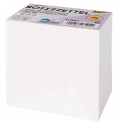 Zettelklotz 9906/E, 55x90mm, lose, weiß, Papier, 700 Blatt