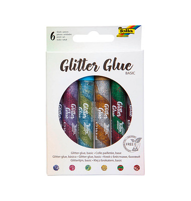 Glitter Glue SPIRAL BASIC Klebestifte