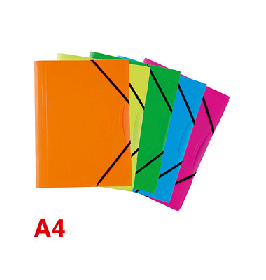 Heftbox neon 6929, A4 1 x neon-gelb/neon-orange/neon-pink/neon-grün/neon-blau, Kunststoff