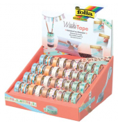 Klebeband Washi Tape 260039, 15mm x 10m, farbig sortiert