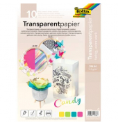 Transparentpapier A4 Uni 10BL sortiert