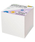 Zettelklotz 9910/R/E, 50x90mm, lose, weiß, Papier, 700 Blatt