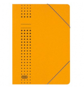Eckspannmappe chic 400010054, A4 gelb Recyclingkarton 320g