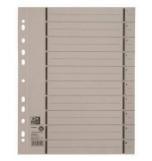 Trennblätter 400004668 A4 grau 250g 
