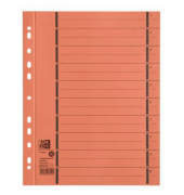 Trennblätter 400004669 A4 orange 250g 