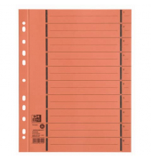 Trennblätter 400004669 A4 orange 250g Recyclingkarton