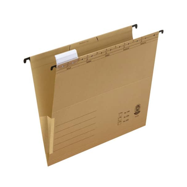 25 Stück Alpedia Hängesammler - A4, 230 g/qm, Dehnfalz, braun 4002030031050 Alpedia