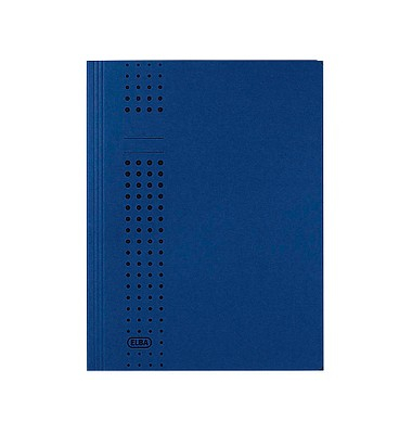 Heftbox chic 100091170, A4 dunkelblau, Recyclingkarton 320g