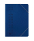 Eckspannmappe chic 400010108, A4 dunkelblau Recyclingkarton 320g