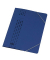 Eckspannmappe chic 400010108, A4 dunkelblau Recyclingkarton 320g