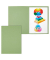 Aktendeckel Smart Line 100091652, A4 grün Recyclingkarton 250g