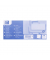 Trennstreifen 100205025 blau 190g gelocht 24x10,5cm 