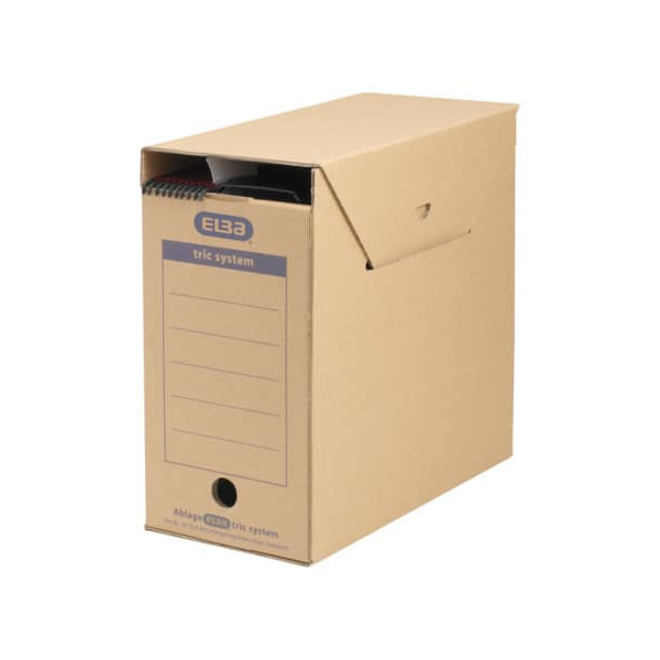 4002030120709 - Archivbox standard tric system 100421089 A4 naturbraun Pappe 4002030120709 Elba