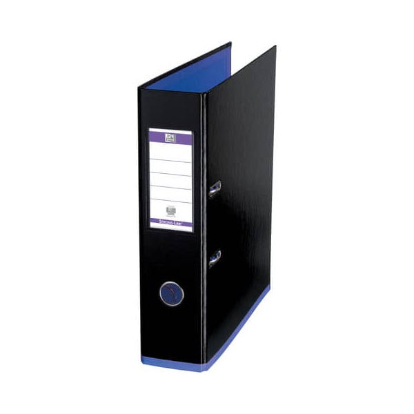 10 Stück Oxford Ordner myColour Strong-Line 100023639, A4 80mm breit PP vollfarbig schwarz/farbig sortiert 4002030159860 Oxford