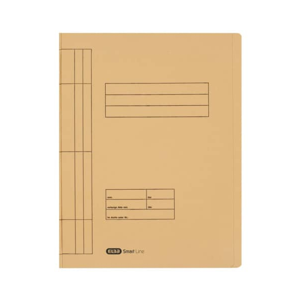 100 Stück Elba Schnellhefter Smart Line 100090777, A4, farbig sortiert, Karton, 250g, Vorderdeckel opak 4002030201057 Elba