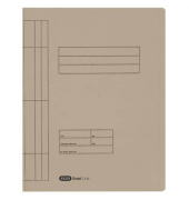Schnellhefter Smart Line 100090782, A4, grau, Karton, 250g, Vorderdeckel opak