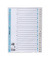 Kartonregister 400012088, A bis Z, A4, 100 g/m²