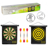 Idena Magnet-Dartscheibe mit Darts