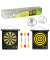Idena Magnet-Dartscheibe mit Darts