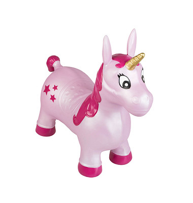 Idena Hüpftier Einhorn pink