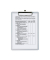Klemmbrett MAULoutdoor 2331009, A4, silber, Kunststoff