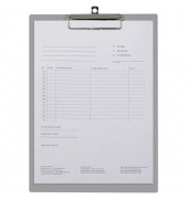 Klemmbrett MAULcreative 2381082, A4, grau, Karton