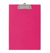 Klemmbrett 2335222, A4, pink, Karton, Folien-kaschiert