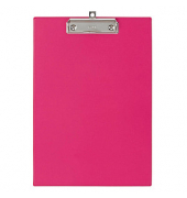 Klemmbrett 2335222 A4 pink Karton mit Folienüberzug 