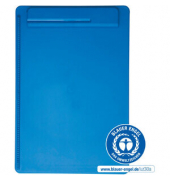 Klemmbrett MAULgo 2325137.ECO, A4, blau, Kunststoff
