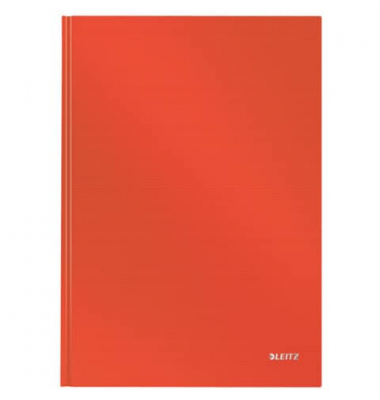 Notizbuch 4665-00-20, Solid, rot, A4, liniert, 90g, 80 Blatt / 160 Seiten