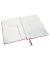 Notizbuch 4475-00-28, rot, A4, liniert, 100g, 80 Blatt / 160 Seiten