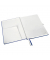 Notizbuch 4475-00-69, blau, A4, liniert, 100g, 80 Blatt / 160 Seiten