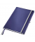 Notizbuch 4476-00-69, blau, A4, kariert, 100g, 80 Blatt / 160 Seiten