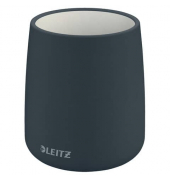 LEITZ Stiftehalter Cosy grau Keramik 8,7 x 8,7 x 10,8 cm