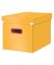 Aufbewahrungsbox Click & Store Cosy 53470019, für A4, außen 32x36x31cm, Karton gelb
