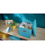 Aufbewahrungsbox Click & Store Cosy 53470061, für A4, außen 32x36x31cm, Karton blau