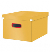 Aufbewahrungsbox Click & Store Cosy 53480019, für A4, außen 28,1x37x20cm, Karton gelb
