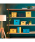 Aufbewahrungsbox Click & Store Cosy 53480019, für A4, außen 28,1x37x20cm, Karton gelb
