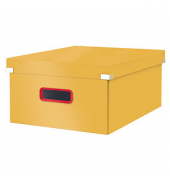 Aufbewahrungsbox Click & Store Cosy 53490019, für A3, außen 36,9x48,2x20cm, Karton gelb