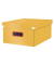 Aufbewahrungsbox Click & Store Cosy 53490019, für A3, außen 36,9x48,2x20cm, Karton gelb