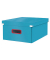 Aufbewahrungsbox Click & Store Cosy 53490061, für A3, außen 36,9x48,2x20cm, Karton blau