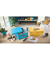 Aufbewahrungsbox Click & Store Cosy 53490061, für A3, außen 36,9x48,2x20cm, Karton blau