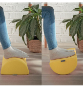 LEITZ Fußstütze Ergo Cosy gelb Stoff