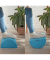 LEITZ Fußstütze Ergo Cosy blau Stoff